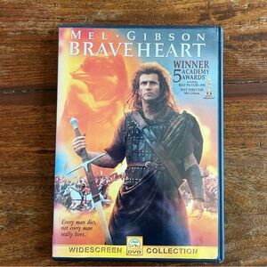 Braveheart DVD Widescreen Collection Epic History Like New Condition